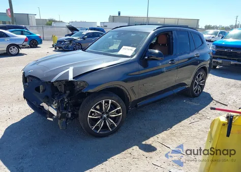 2022 BMW X3 M40I z USA, uszkodzony, nr VIN 5UX83DP08N9L43972